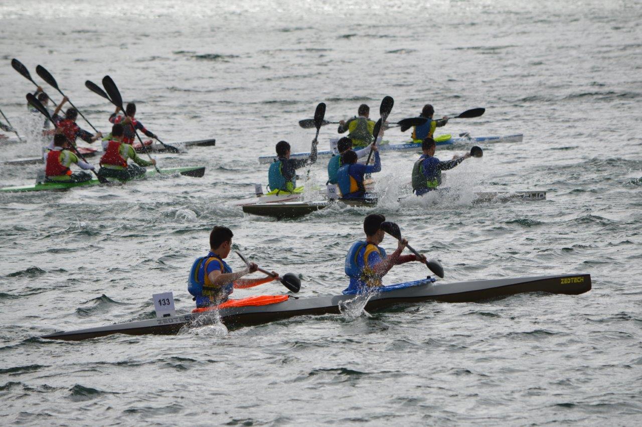 Salida K2 juvenil A Toxa © Vila 2015