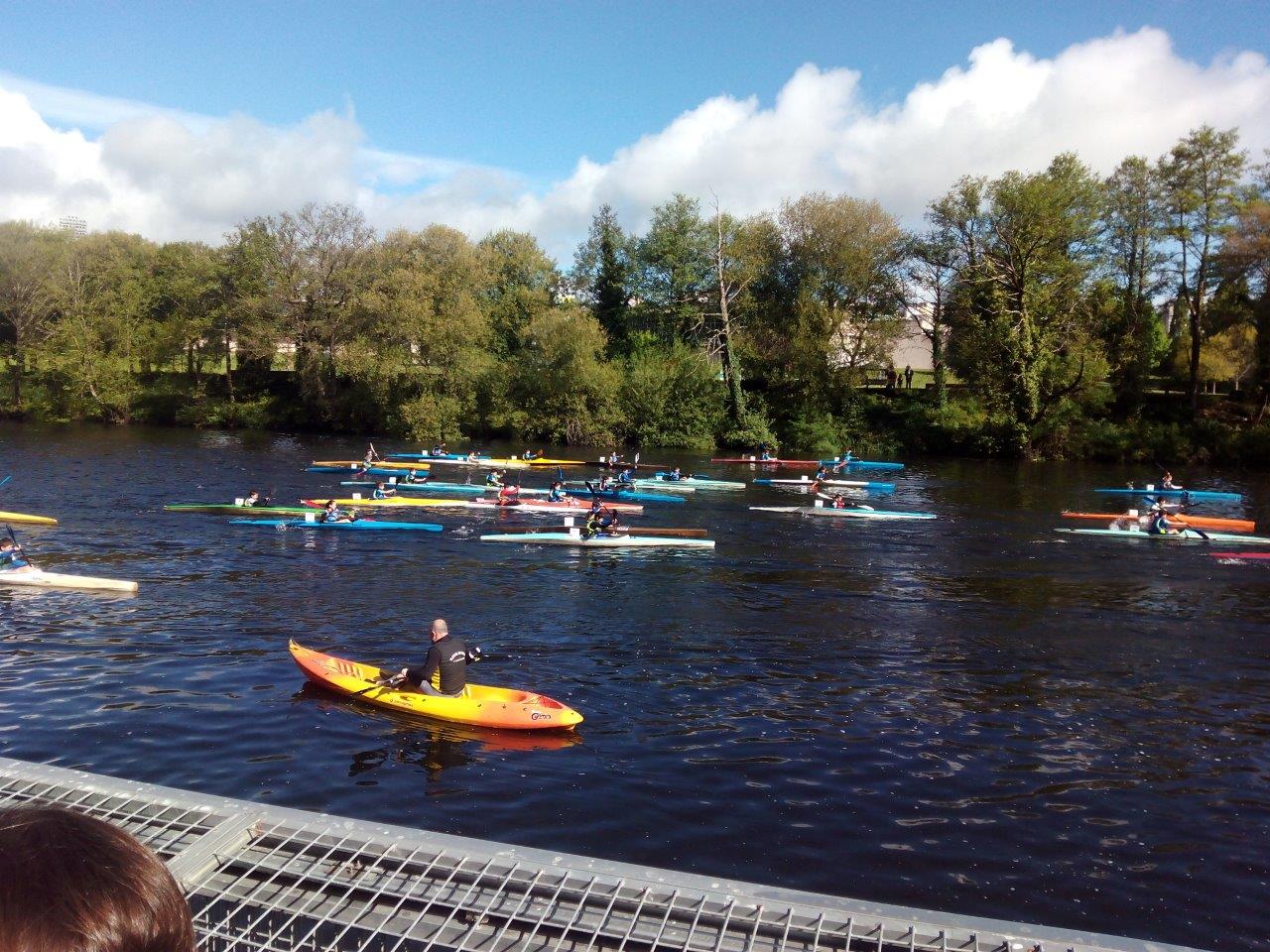 Salida benjamines y alevines 1ª regata V Copa Deputación de Lugo © Thornado 2015