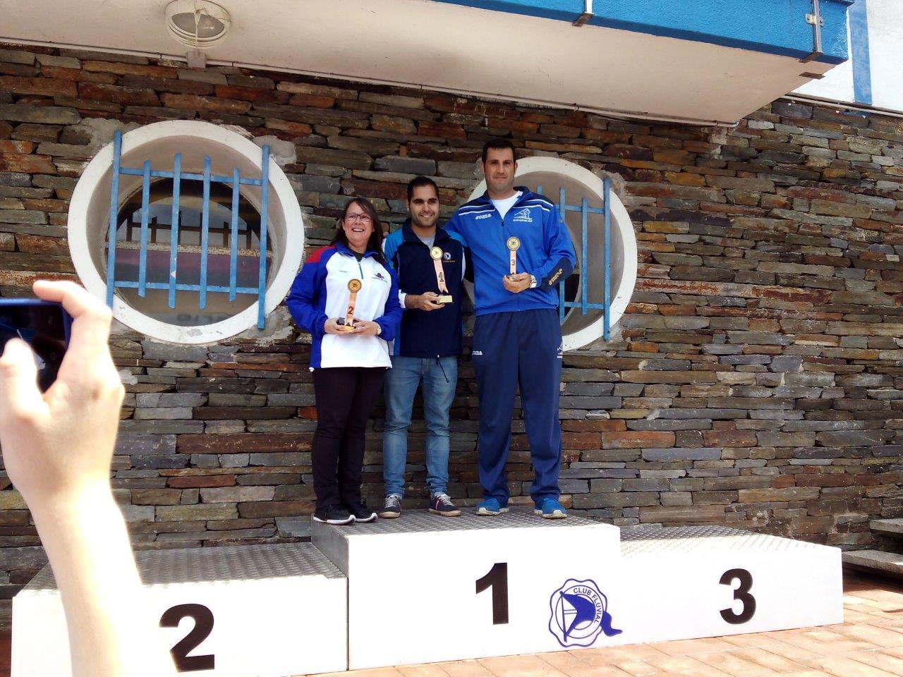 Podio 1ª regata V Copa Deputación de Lugo © Thornado 2015